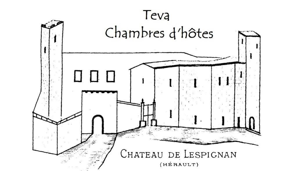 לינה וארוחת בוקר Lespignan Teva מראה חיצוני תמונה